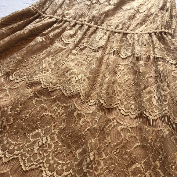 Champagne Lace Dress - Picture 3 of 3